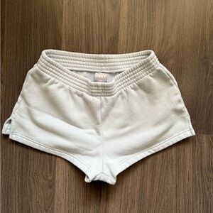 Aritizia TNA Light Blue Sweat fleece Cozy Short